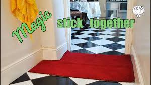 make a doormat out of carpet remnants