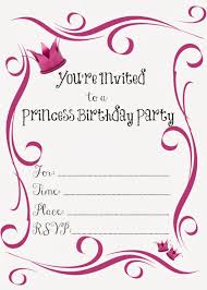 Free Printable Princess Birthday Party Invitations Freeprintables