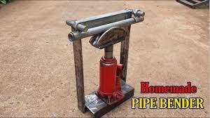 homemade pipe bender hydraulic pipe