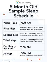 5 month old sample sleep schedule 7