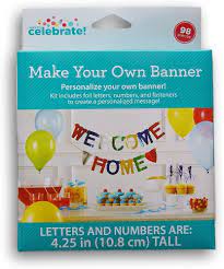 way to celebrate make your own banner