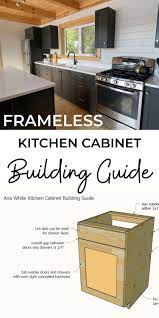 frameless kitchen cabinet building