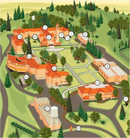 Walking Tour Map - Mount Angel Abbey