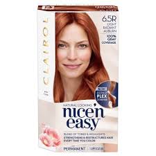 Dont tell me to get it done at a salon. Clairol Nice N Easy Permanent Hair Color Creme 6 5r Light Radiant Auburn 1 Application Walmart Com Walmart Com