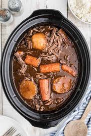 slow cooker venison roast with red wine