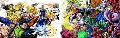 While heroes like goku are always putting their lives on the line to protect their people, other dragon ball characters are known to be quite selfish. Dbz Villains Vs Heroes Clash Art Painting Dbz