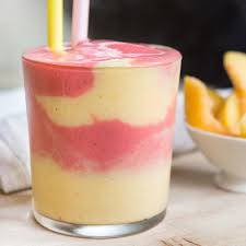 strawberry peach smoothie from yoplait