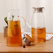50oz Glass Pitcher With Lid Easy Clean