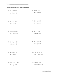 Systems Of Equations Riverside Math