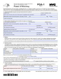 new york tax power of attorney form