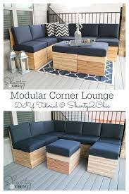 diy pallet modular corner lounge