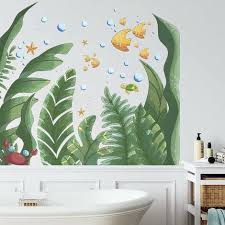 Ocean Grass Seaweed Wall Stickers For