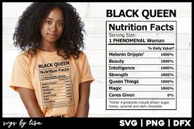 black queen nutrition facts black