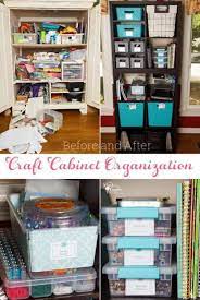 great craft cabinet organization ideas