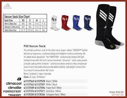 Adidas Soccer Socks Size Chart Bedowntowndaytona Com