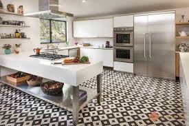 kitchen island tile flooring arad