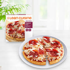 lean cuisine features pepperoni pizza
