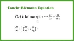 Cauchy Riemann Equations Mathematics