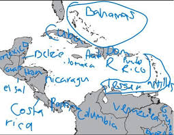 label the countries of central america