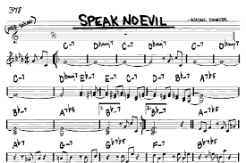 Wayne Shorter Speak No Evil Sheet Music Notes Chords Download Printable Real Book Melody Chords C Instruments Sku 60076