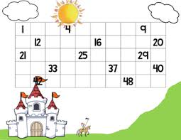 Fairy Tale 1 50 Number Chart