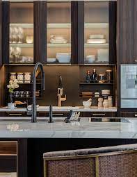 Frosted Glass Kitchen Cabinets Design Ideas