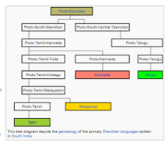 Dravidian Languages Chart Dravidian Languages Language Map