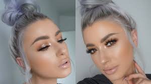 soft glowy glam makeup tutorial