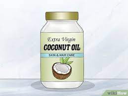 put coconut oil on wet or dry hair