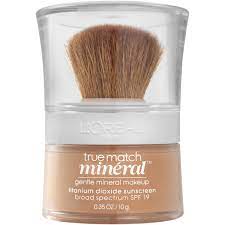 l oreal true match naturale powdered mineral foundation spf 19 sun beige 468 0 35 oz jar