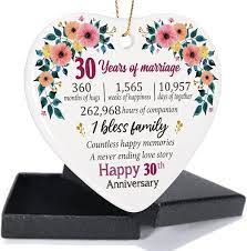 30th anniversary marriage gifts for