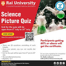 science picture quiz on 5th to 25th