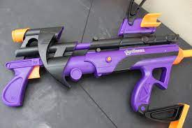 Nerf Action Blasters Big Bad Bow Purple Orange Blaster Dart Gun Hawkeye  Avengers | eBay