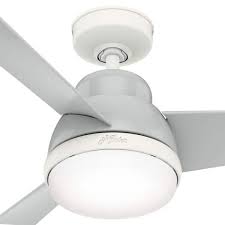 Led Indoor Dove Grey Ceiling Fan With