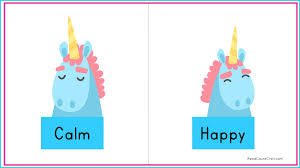 Preschool Unicorn Emotions Readcountcraft