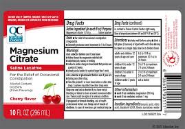 magnesium citrate uses side effects