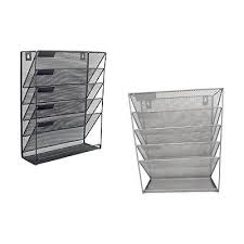 Metal Grid Desktop Storage Box Mesh