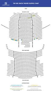 Neil Simon Theatre Seating Map Neil Simon Theatre Theatre