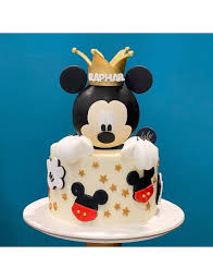 mickey mouse crown cake kids