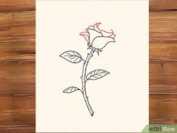 3 ways to draw a rose wikihow