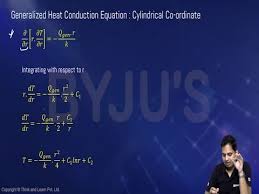 The Heat Conduction Equation Is Given