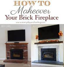 Brick Fireplace Diy Fireplace
