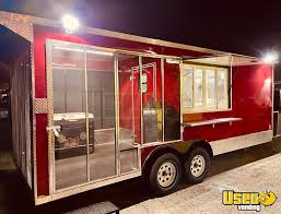 barbecue kitchen food vending trailer