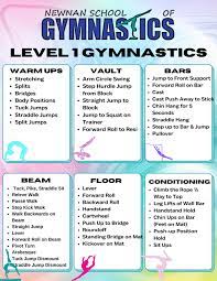 level 1 newnan of gymnastics