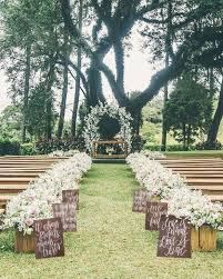 34 stylish outdoor wedding aisle décor