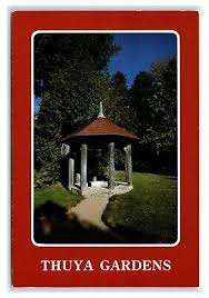 postcard wellhouse in thuya gardens
