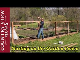 Fence In Our Vegetable Garden