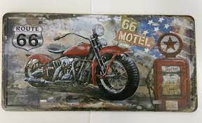 Vintage American Motorbike Metal Sign