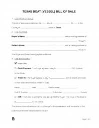 free texas boat bill of form pdf