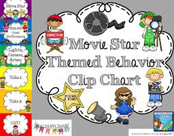 Movie Star Themed Behavior Clip Chart Classroom